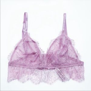 NIP Victoria’s Secret Triangle Lace Bralette in Blush